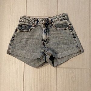 PacSun denim mom shorts